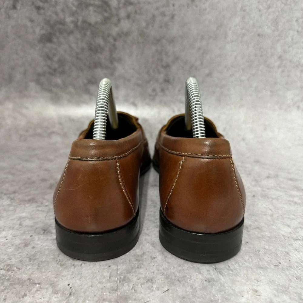 Cole Haan Pinch Tassel Loafer Mens 8.5 Brown Air C06982 Leather Slip On Dress